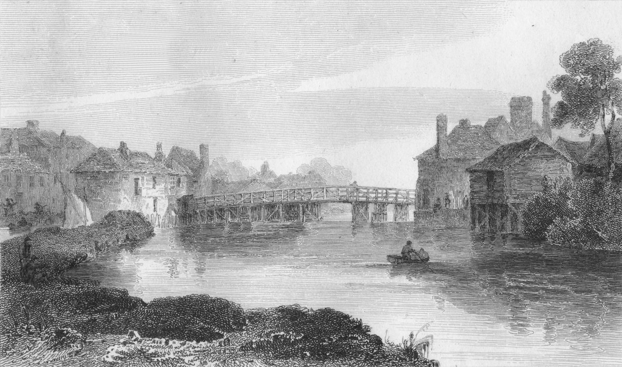 Most Eton, 1809 autorstwa William Bernard Cooke