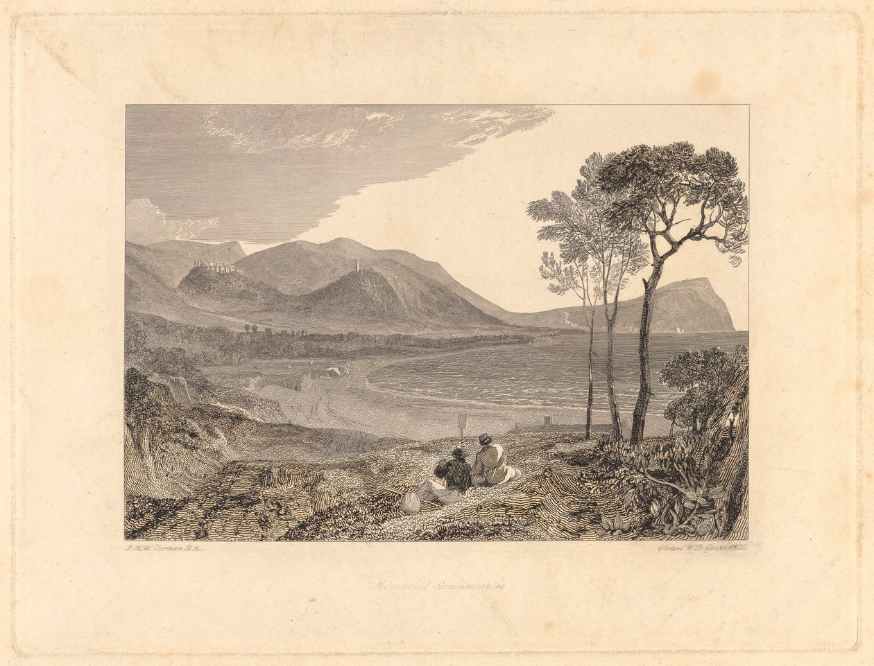 Minehead, Somersetshire autorstwa William Bernard Cooke