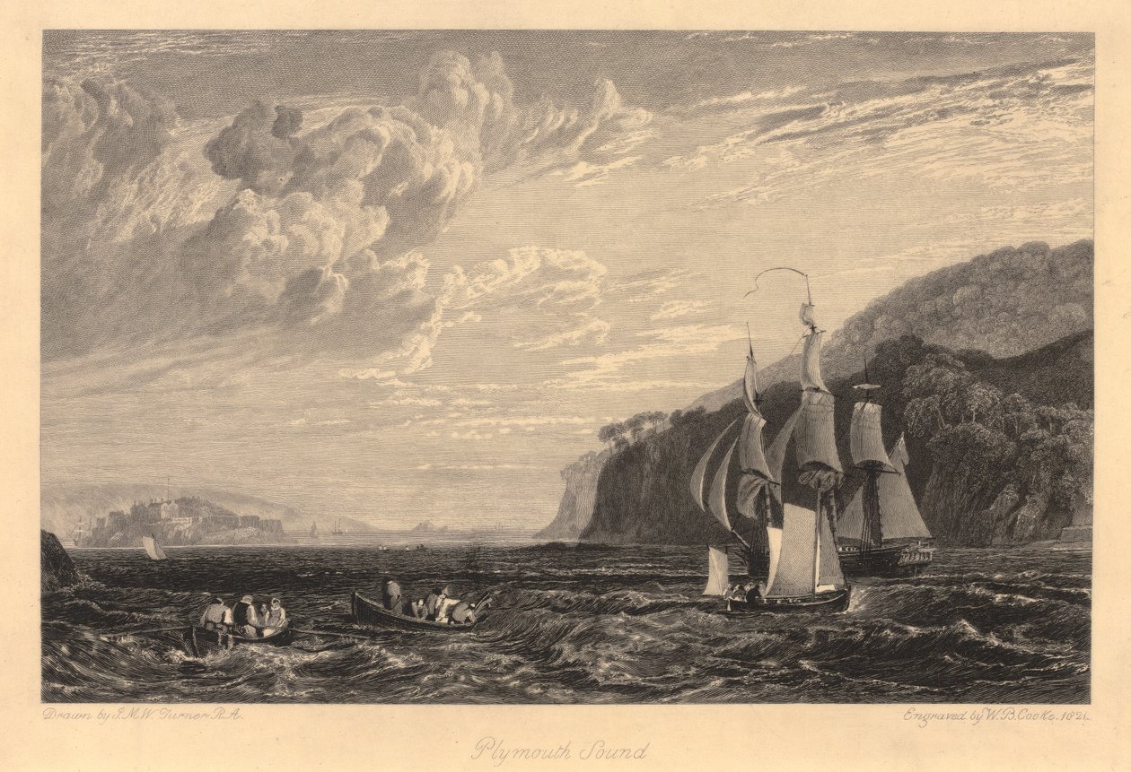 Dźwięk Plymoutha autorstwa William Bernard Cooke