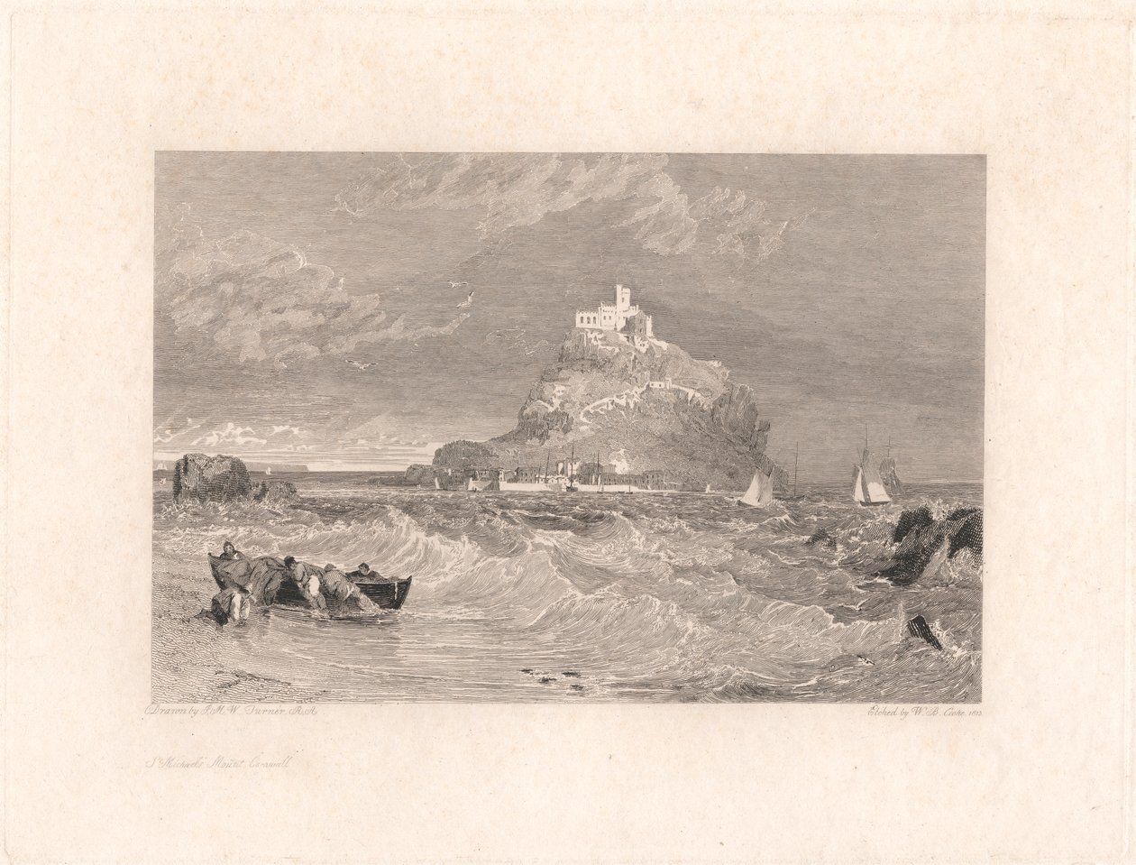 Góra św. Michała w Kornwalii autorstwa William Bernard Cooke