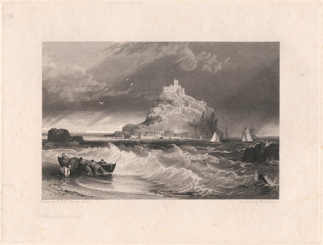 Góra św. Michała w Kornwalii autorstwa William Bernard Cooke