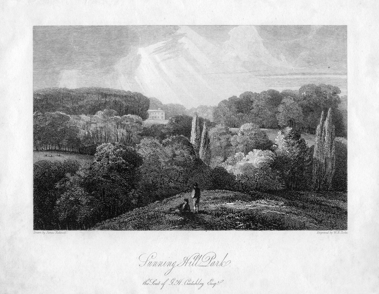 Sunninghill Park, Berkshire, 1813 autorstwa William Bernard Cooke