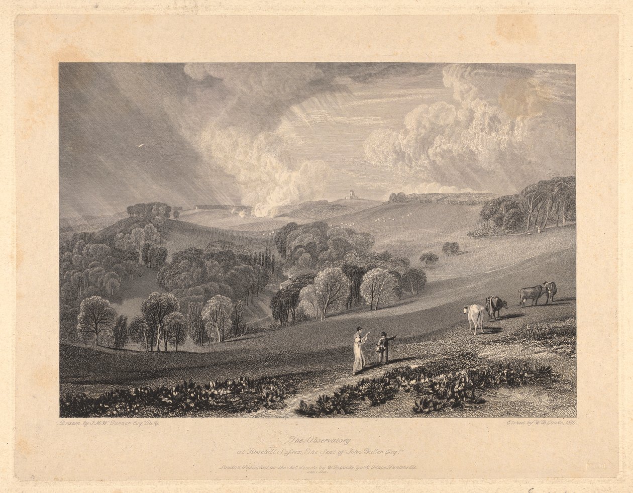 Obserwatorium w Rosehill, Sussex autorstwa William Bernard Cooke