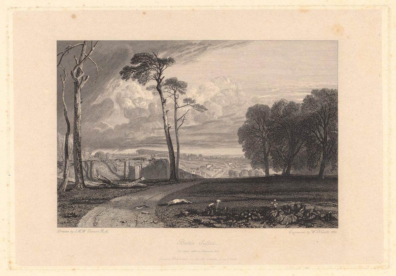 O local onde Harold Fellpolish autorstwa William Bernard Cooke
