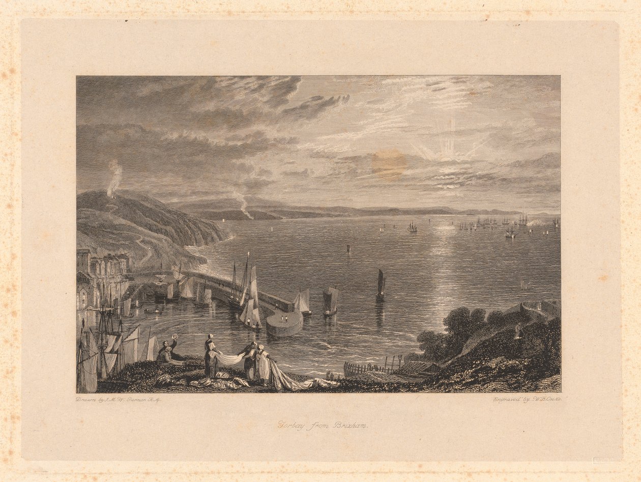 Torbay z Brixham autorstwa William Bernard Cooke
