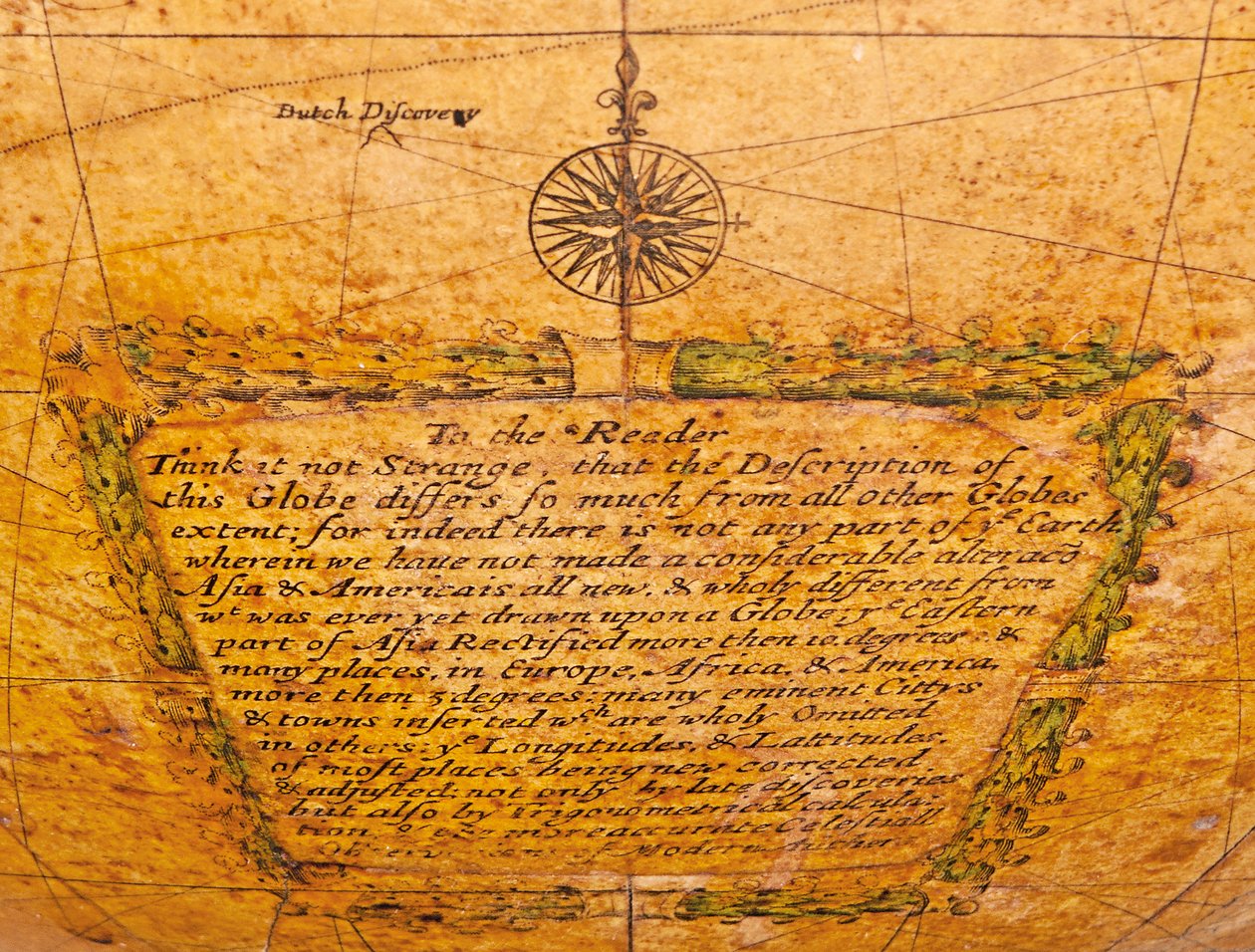 Wczesna angielska kula ziemska, c.1673 autorstwa William Berry