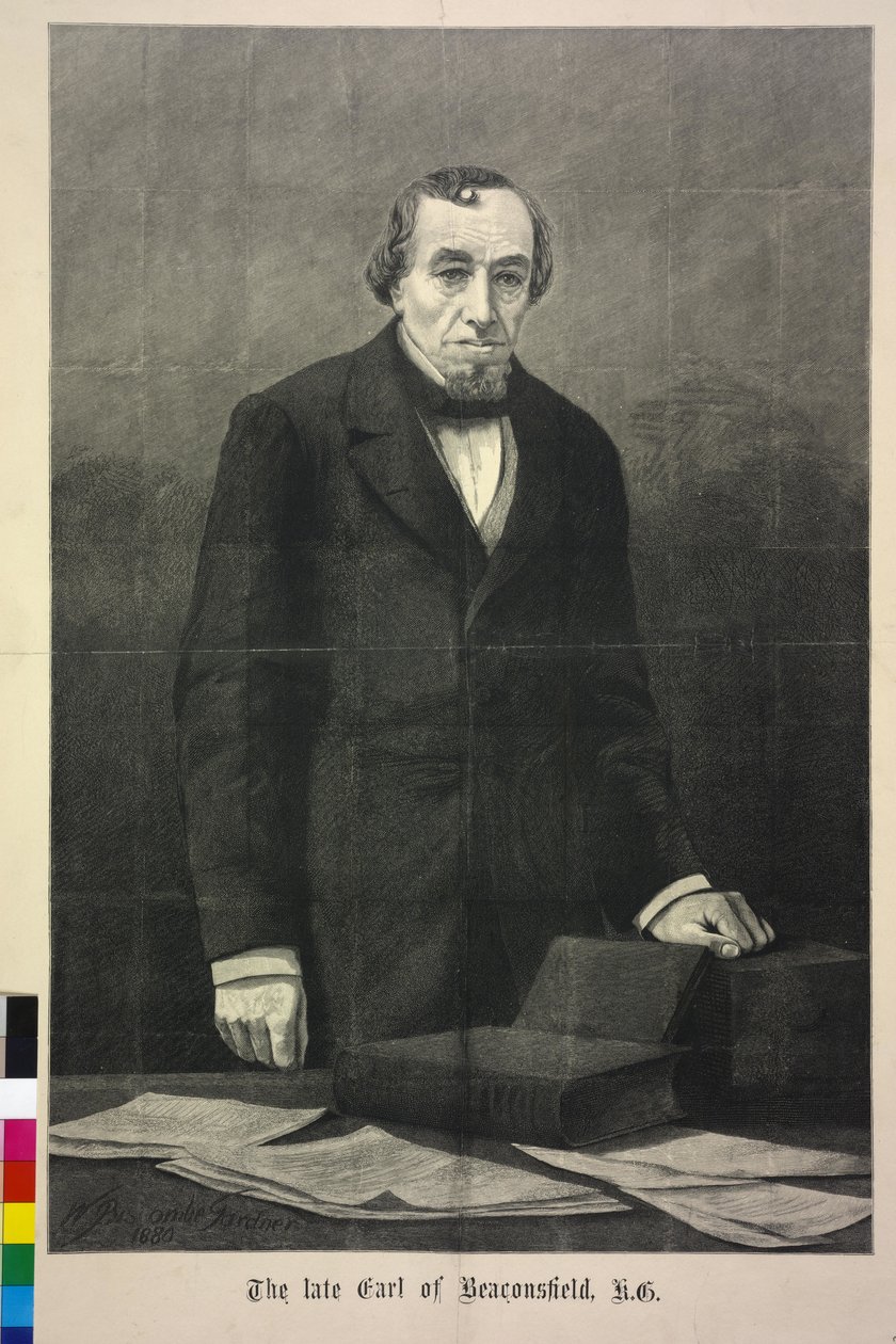 Benjamin Disraeli autorstwa William Biscombe Gardner