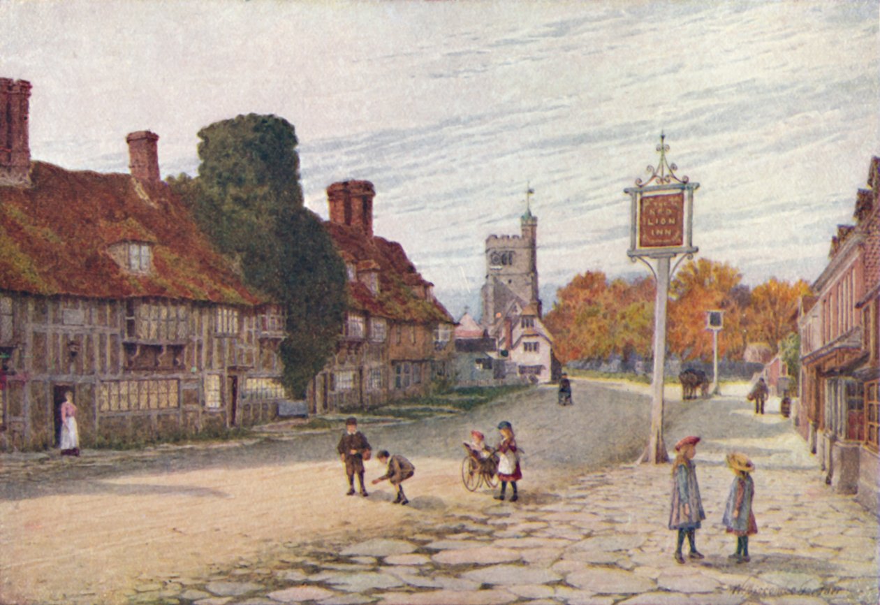 Biddenden, ok. 1900 autorstwa William Biscombe Gardner