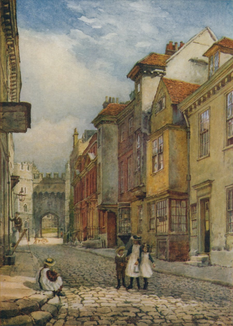 Church Street, patrząc na północ, ok. 1900 autorstwa William Biscombe Gardner