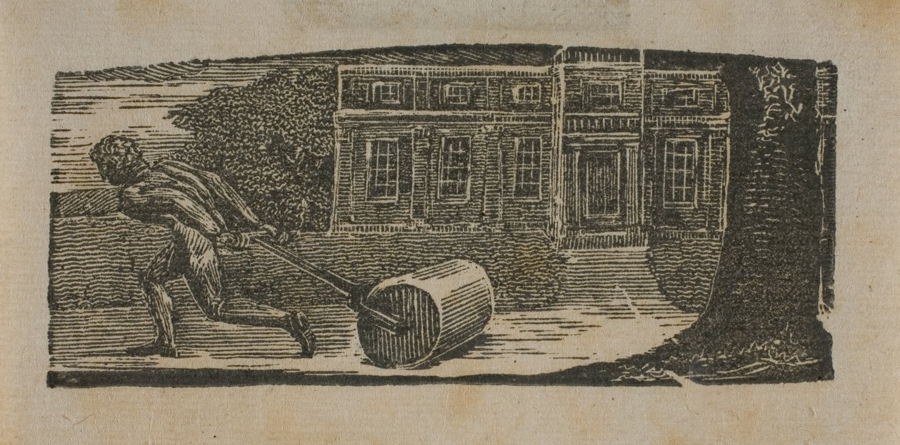 Rolling Stone jest zawsze pozbawiony mchu, z The Pastorals of Virgil autorstwa William Blake