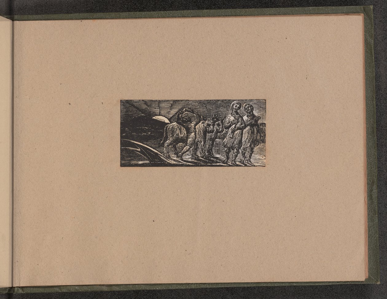 Chłopiec radośnie wraca z pługiem i wołami autorstwa William Blake