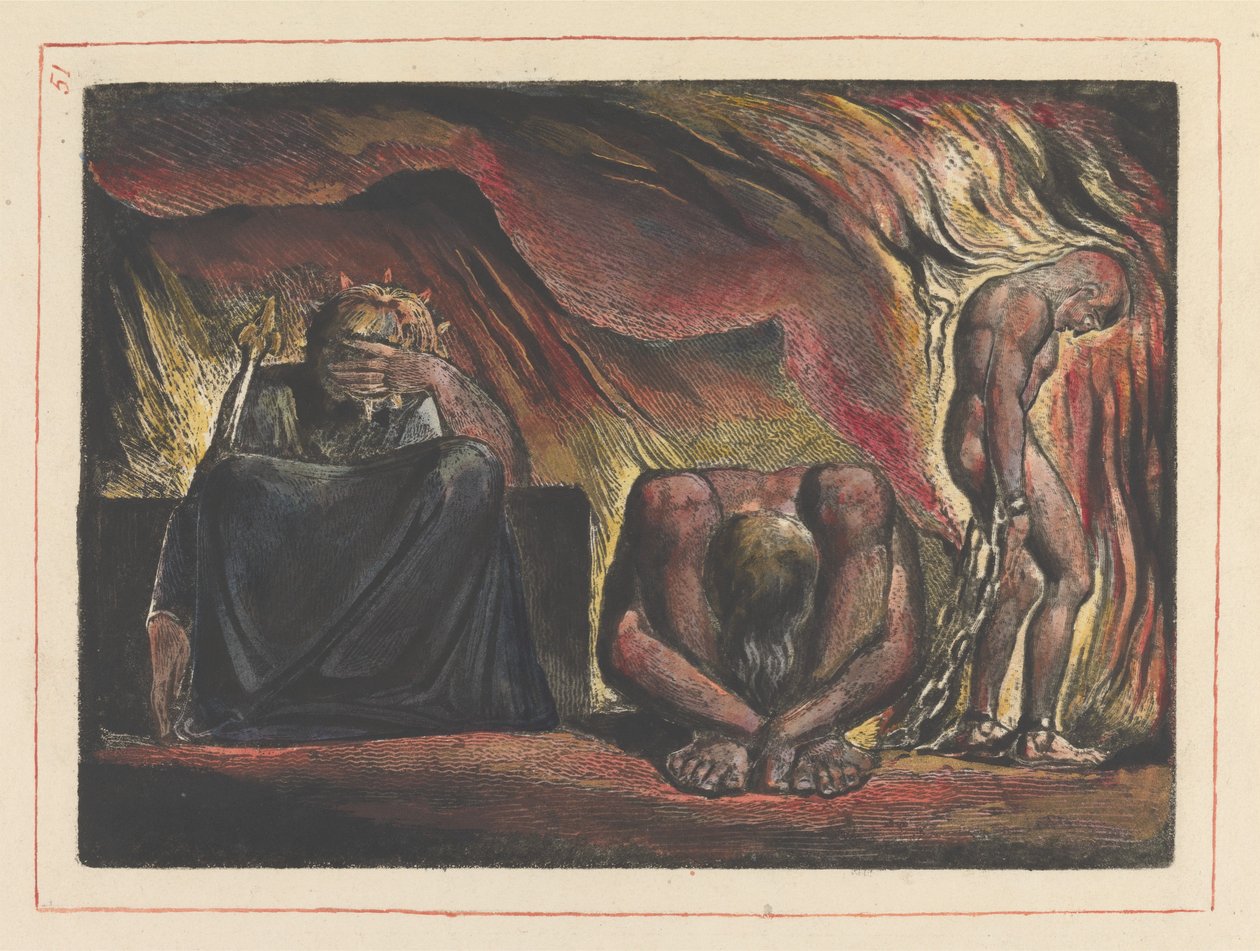 Frontyspis rozdziału 3 (tablica 51) autorstwa William Blake