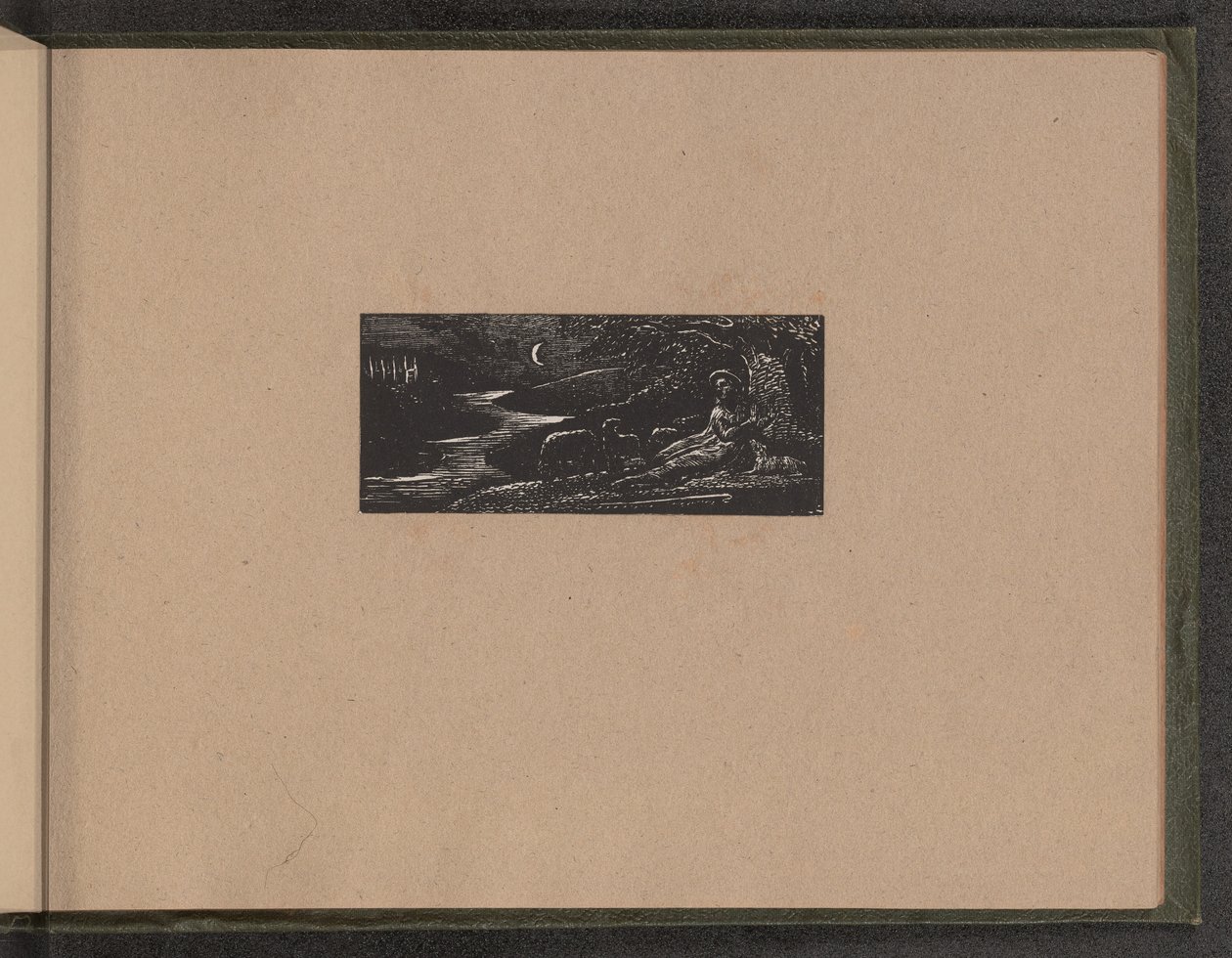 Colinet odpoczywa w nocy autorstwa William Blake
