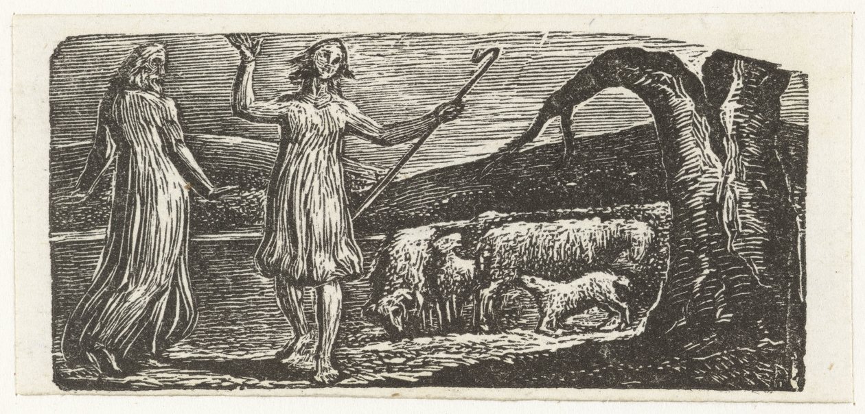 Colinet odchodzi zasmucony autorstwa William Blake
