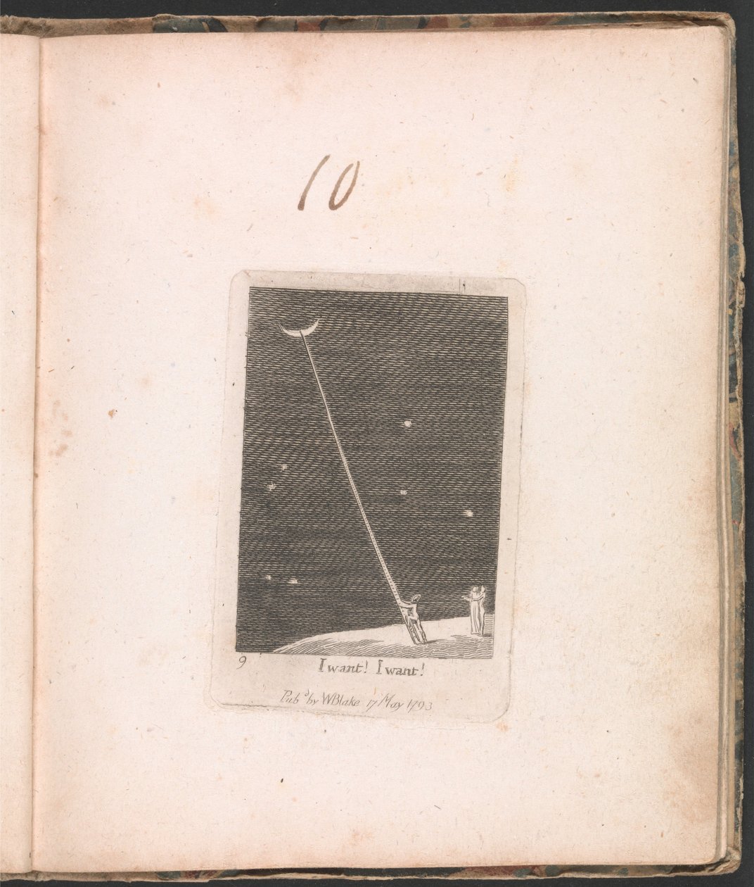Dla dzieci. The Gates of Paradise, Plate 11, I want! Chcę! autorstwa William Blake