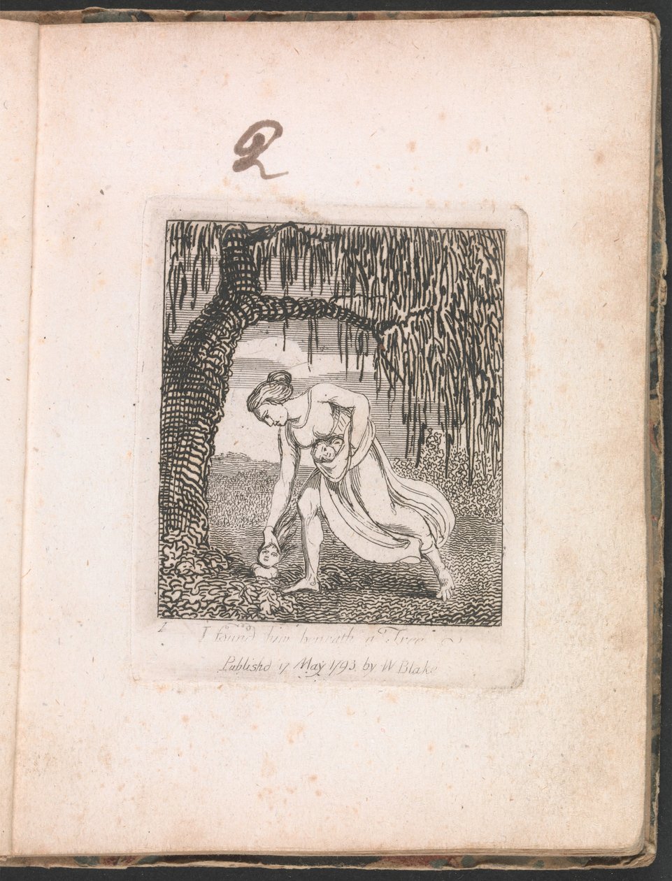 Dla dzieci. Bramy raju, płyta 3, znalazłem go pod drzewem autorstwa William Blake