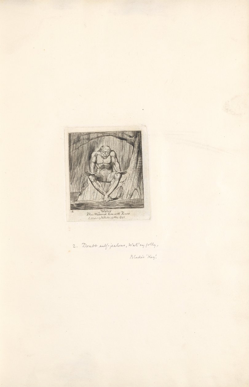 Dla płci - Bramy raju, ilustracja 4, Woda autorstwa William Blake