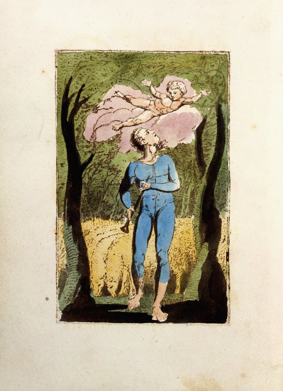 Frontyspis z „Pieśni niewinności”, 1789 autorstwa William Blake