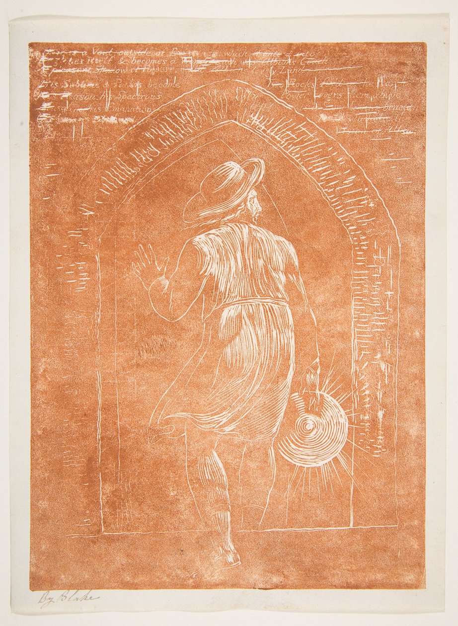 Frontispiz zu Jerusalem, die Emanation des großen Albion autorstwa William Blake