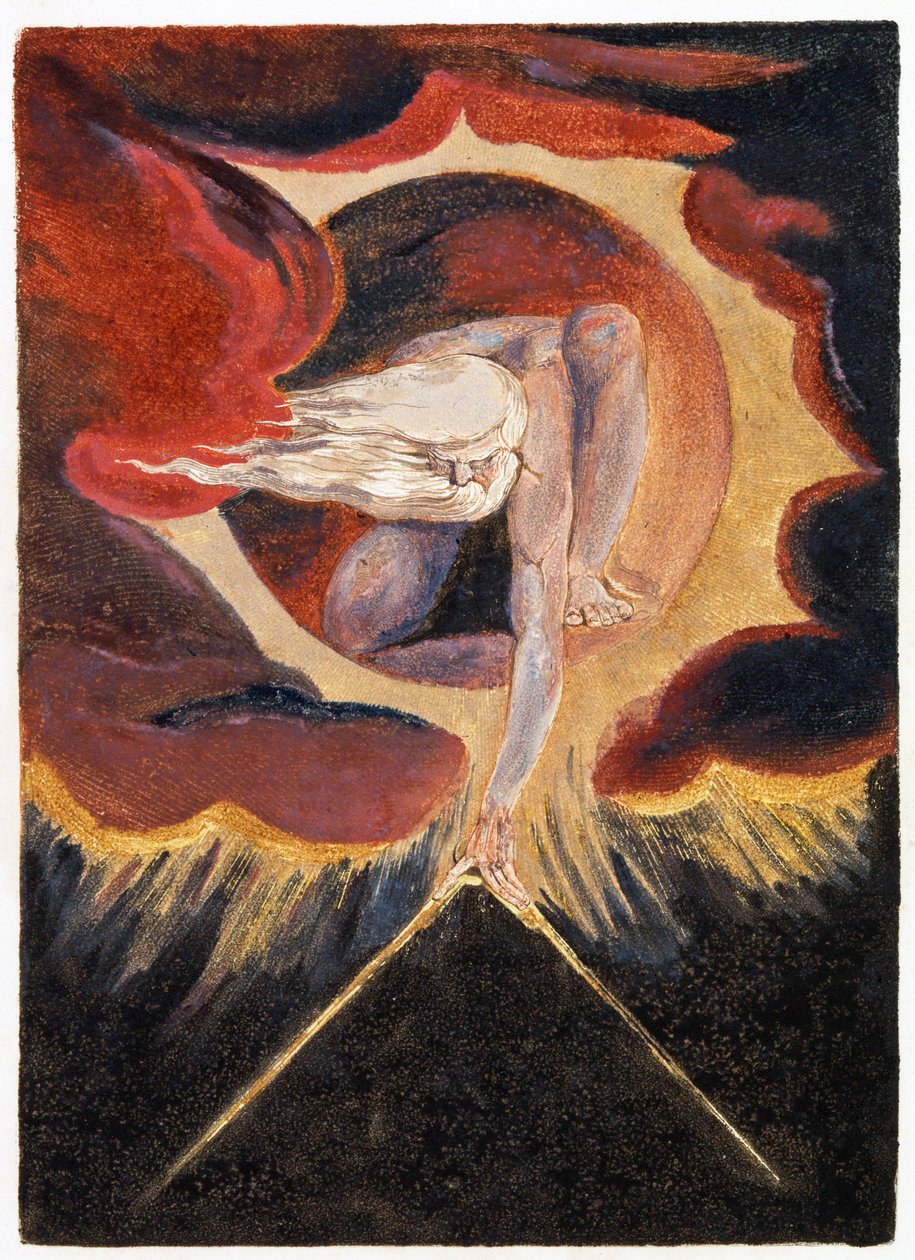 Ilustracja z książki „Europa: proroctwo”, Lambeth autorstwa William Blake