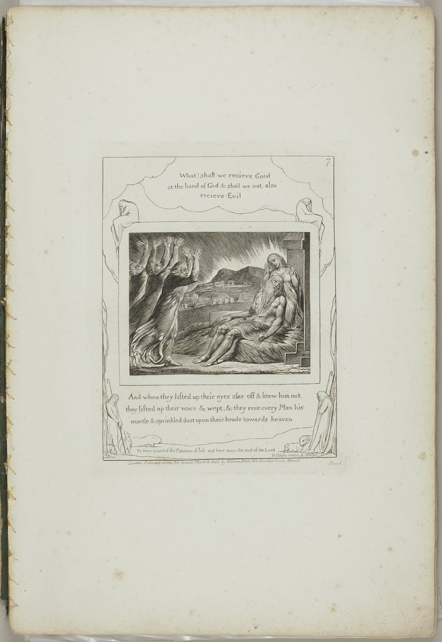 Ilustracje Księgi Hioba autorstwa William Blake