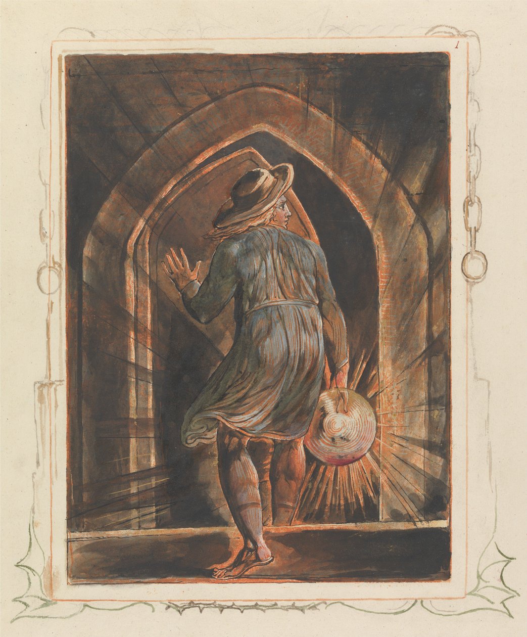 Jerozolima, frontyspis (tablica 1) autorstwa William Blake