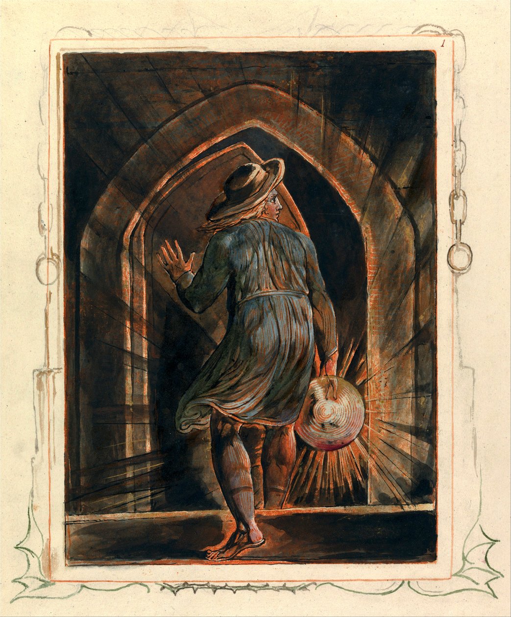 Jerozolima, płyta 1, frontyspis autorstwa William Blake