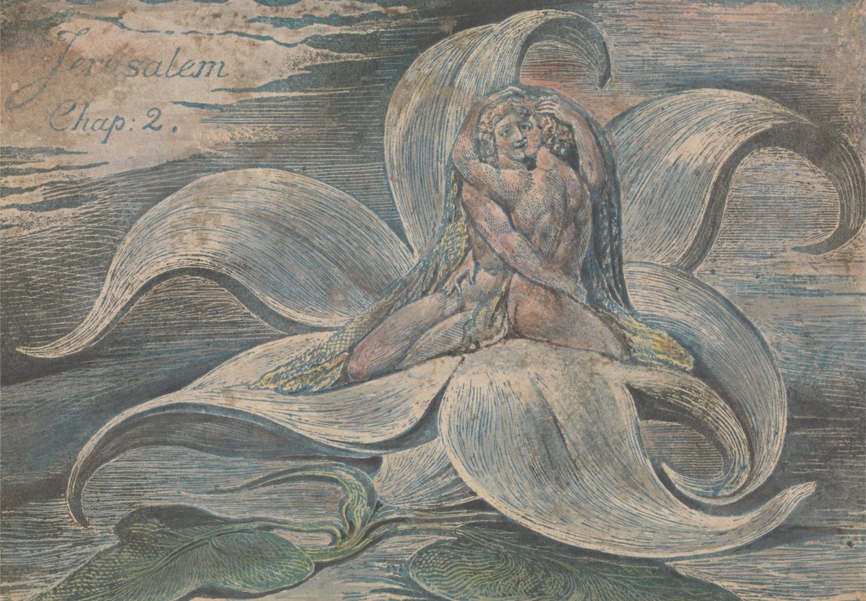Jerozolima, tablica 28, odbitka próbna autorstwa William Blake