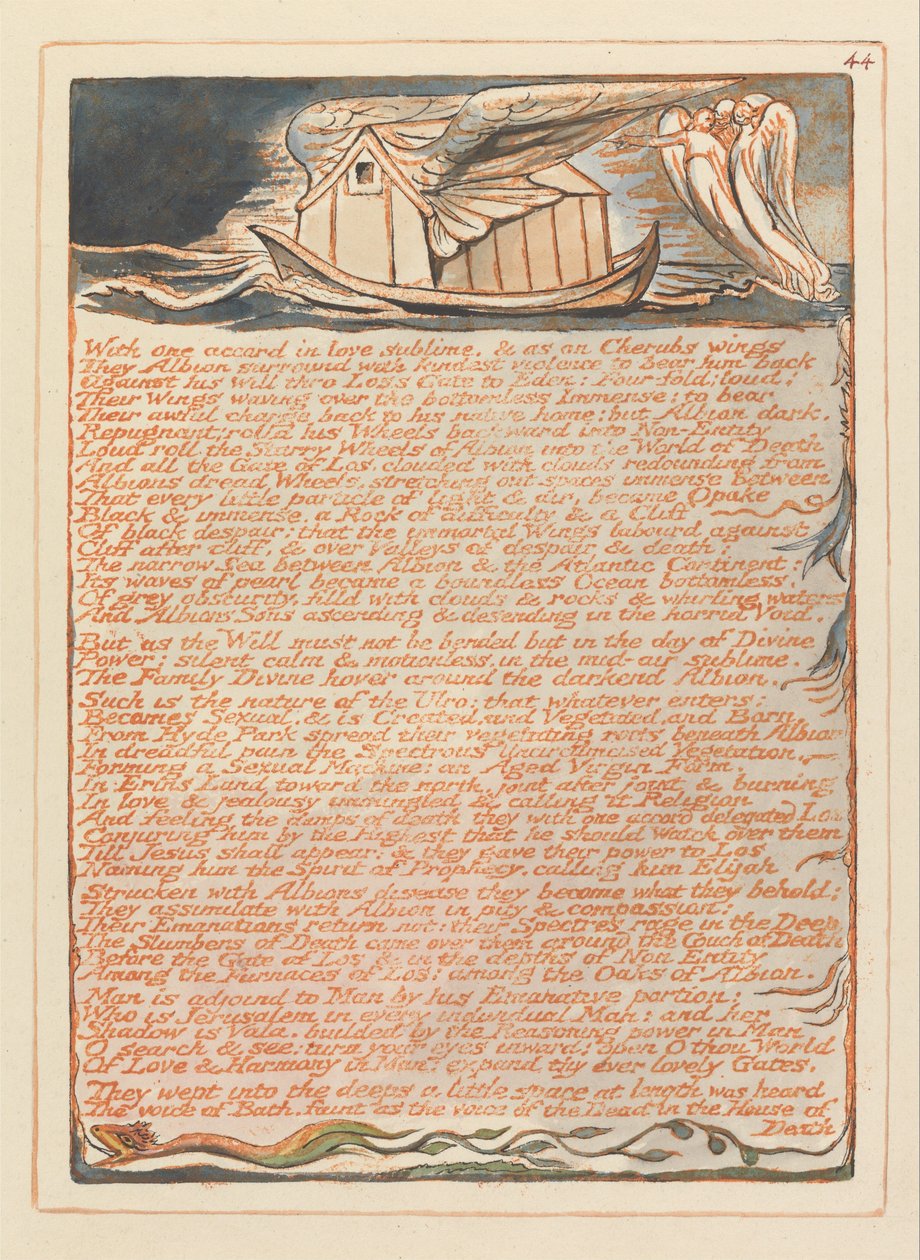 Jerozolima, Tablica 44, Jednogłośnie.... autorstwa William Blake