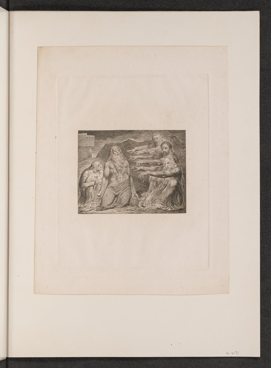 Hiob skarcony przez swoich przyjaciół autorstwa William Blake