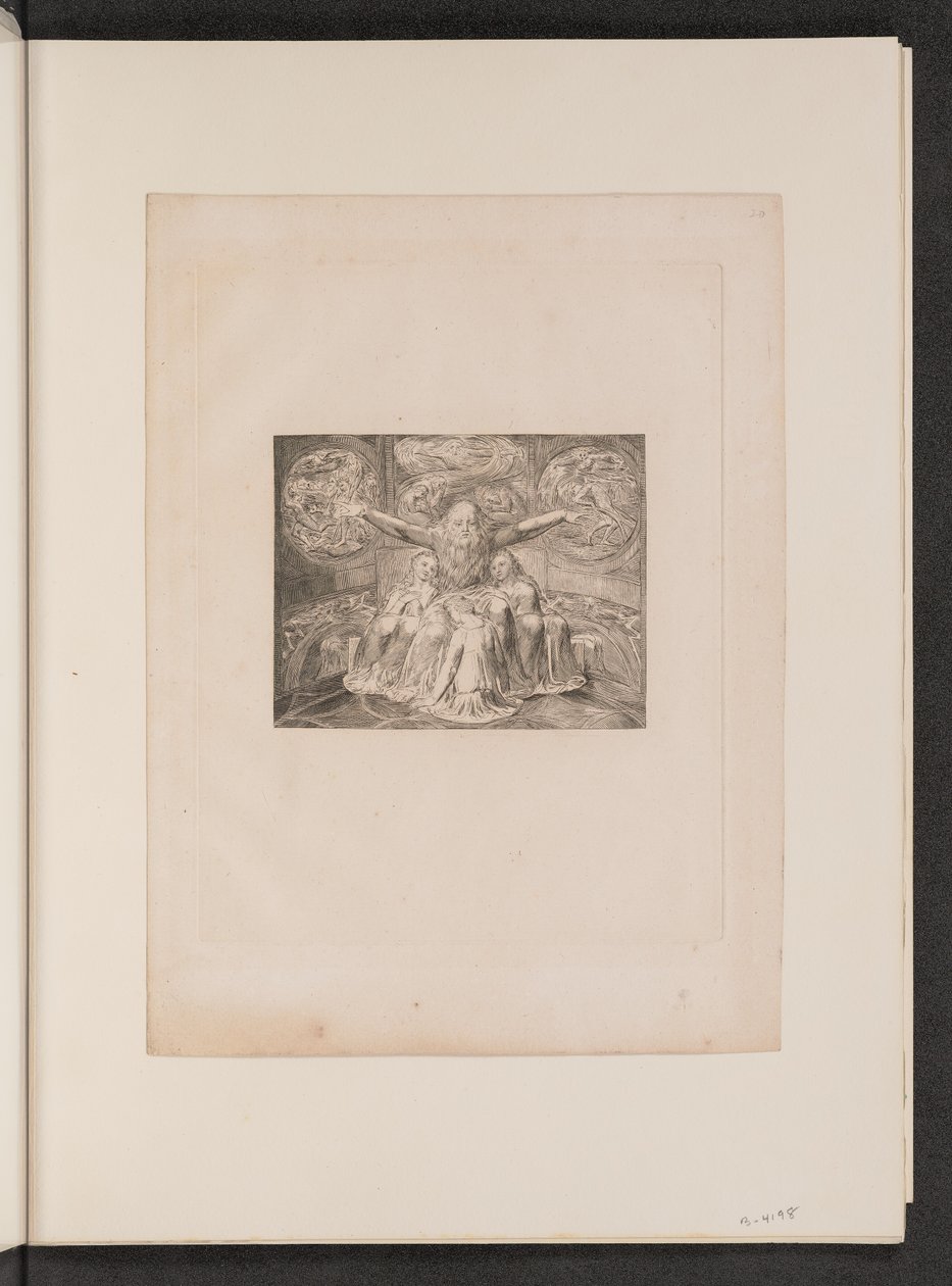 Hiob i jego córki autorstwa William Blake