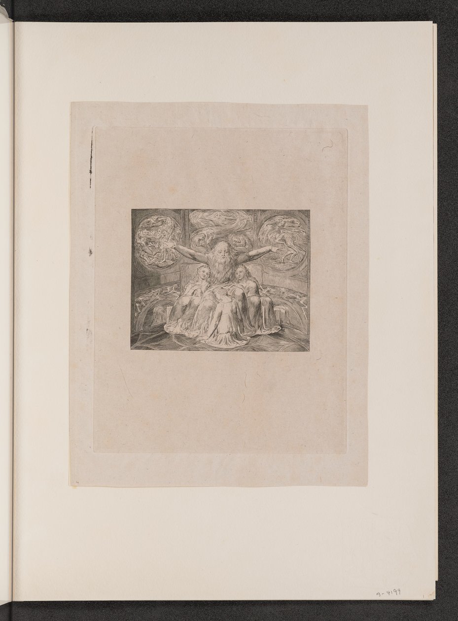 Hiob i jego córki autorstwa William Blake
