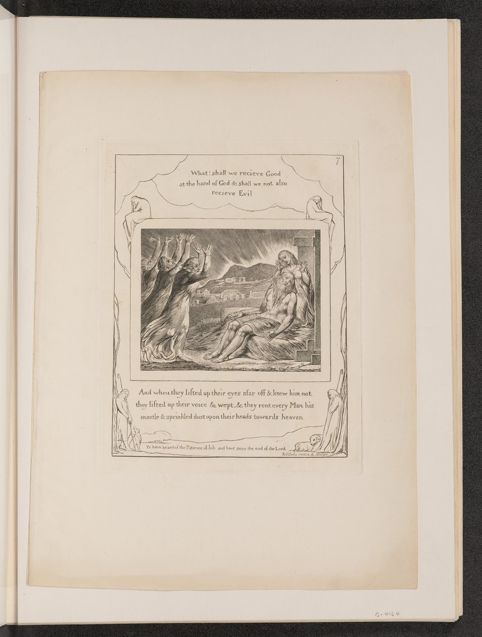 Pocieszyciele Hioba autorstwa William Blake