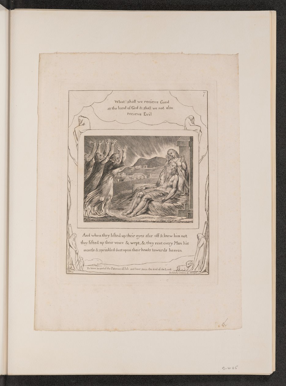 Pocieszyciele Hioba, 1825. autorstwa William Blake