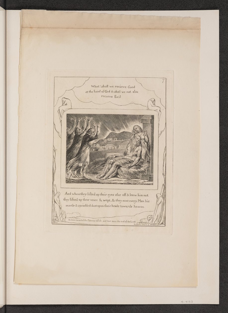 Pocieszyciele Hioba, 1825. autorstwa William Blake