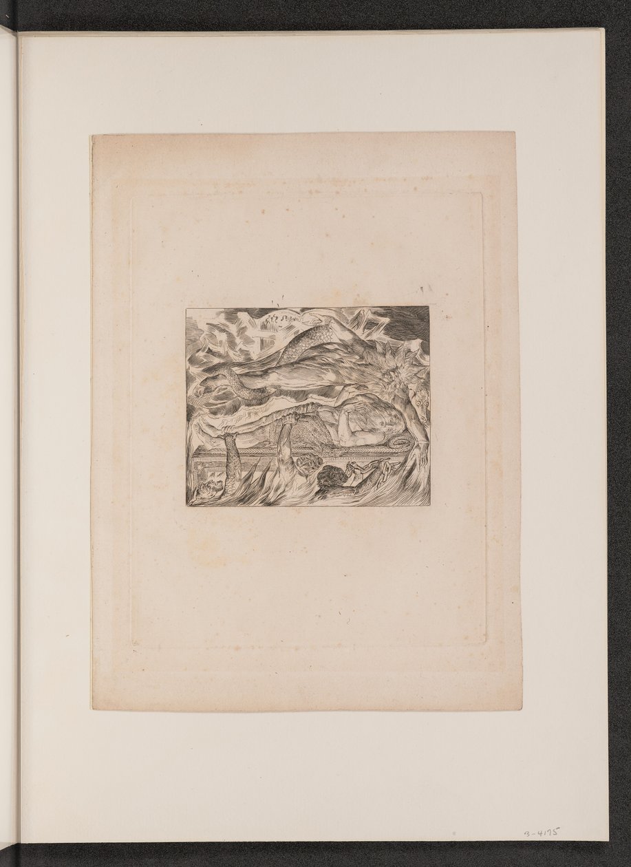 Złe sny Hioba autorstwa William Blake