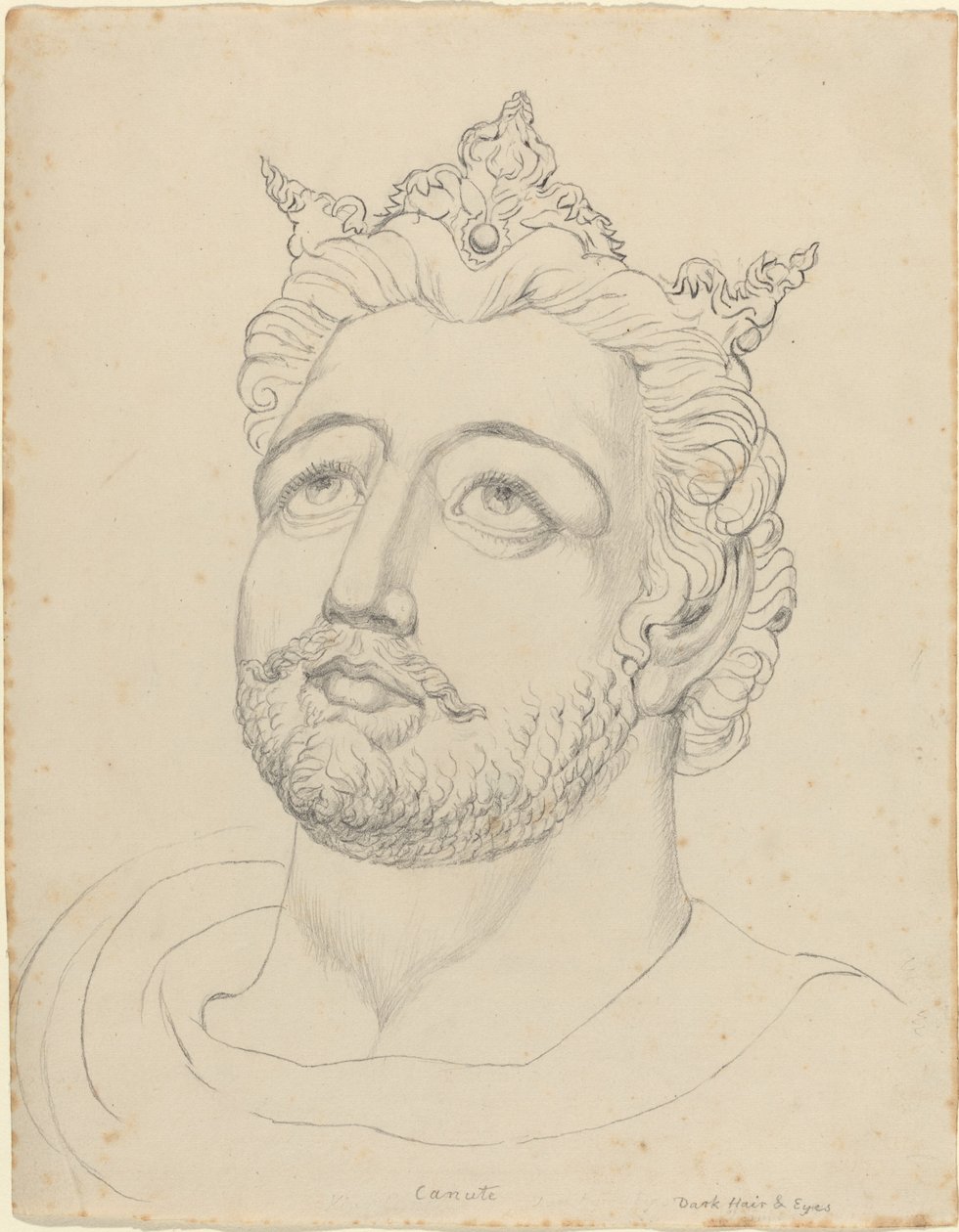 Król Kanut autorstwa William Blake
