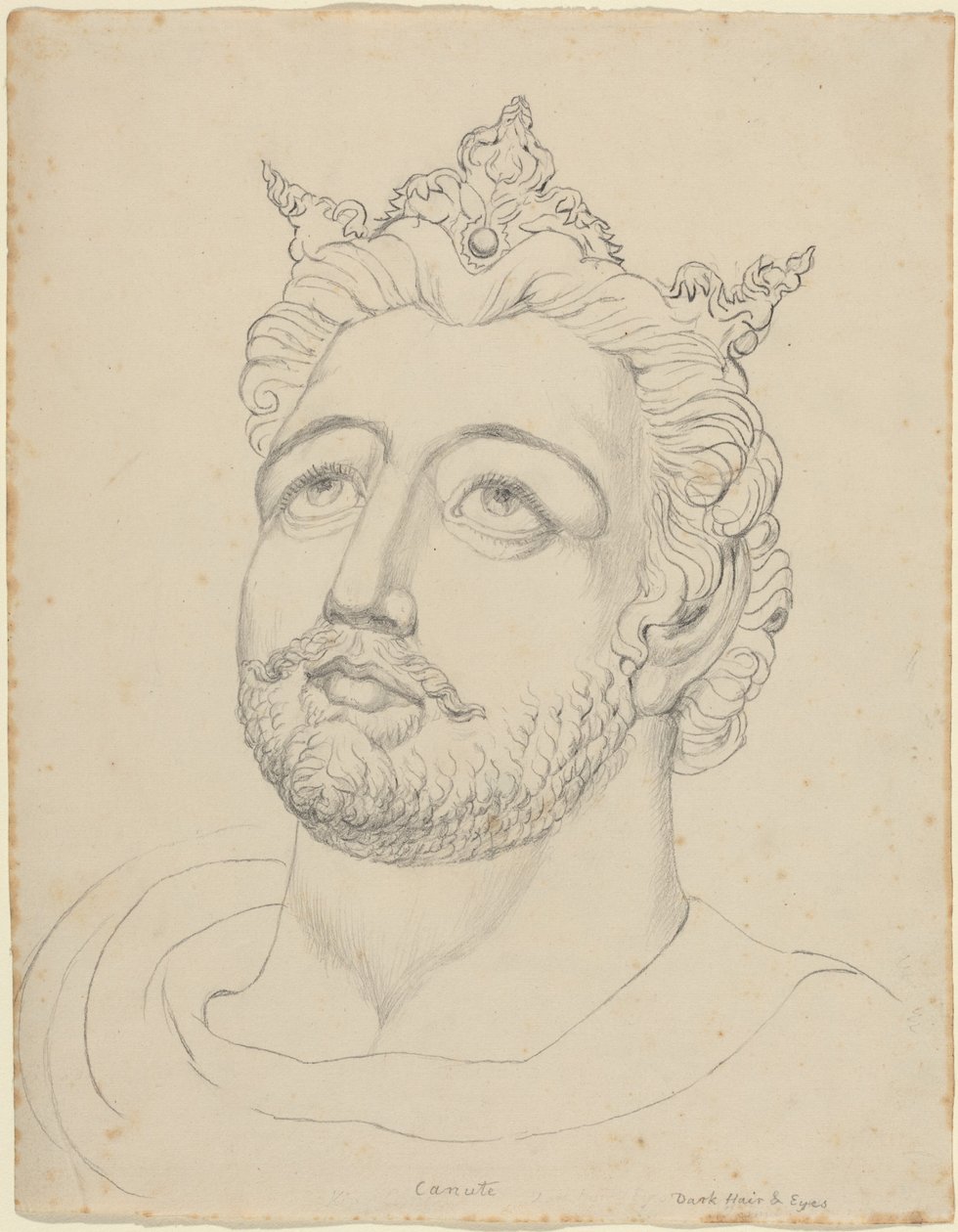 Król Kanut autorstwa William Blake