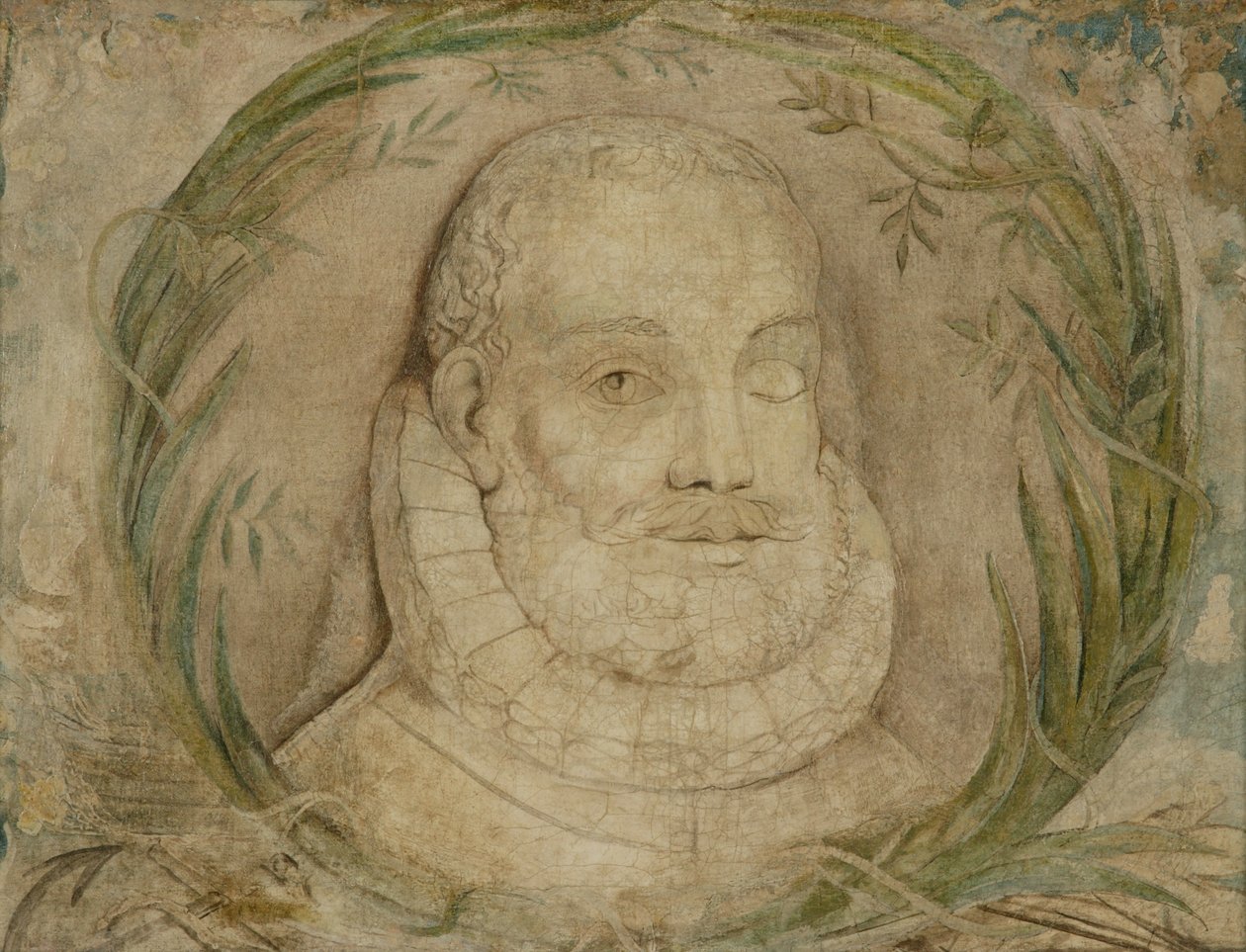 Louis Vaz de Camoens, ok. 1800 r. (tempera na płótnie) autorstwa William Blake