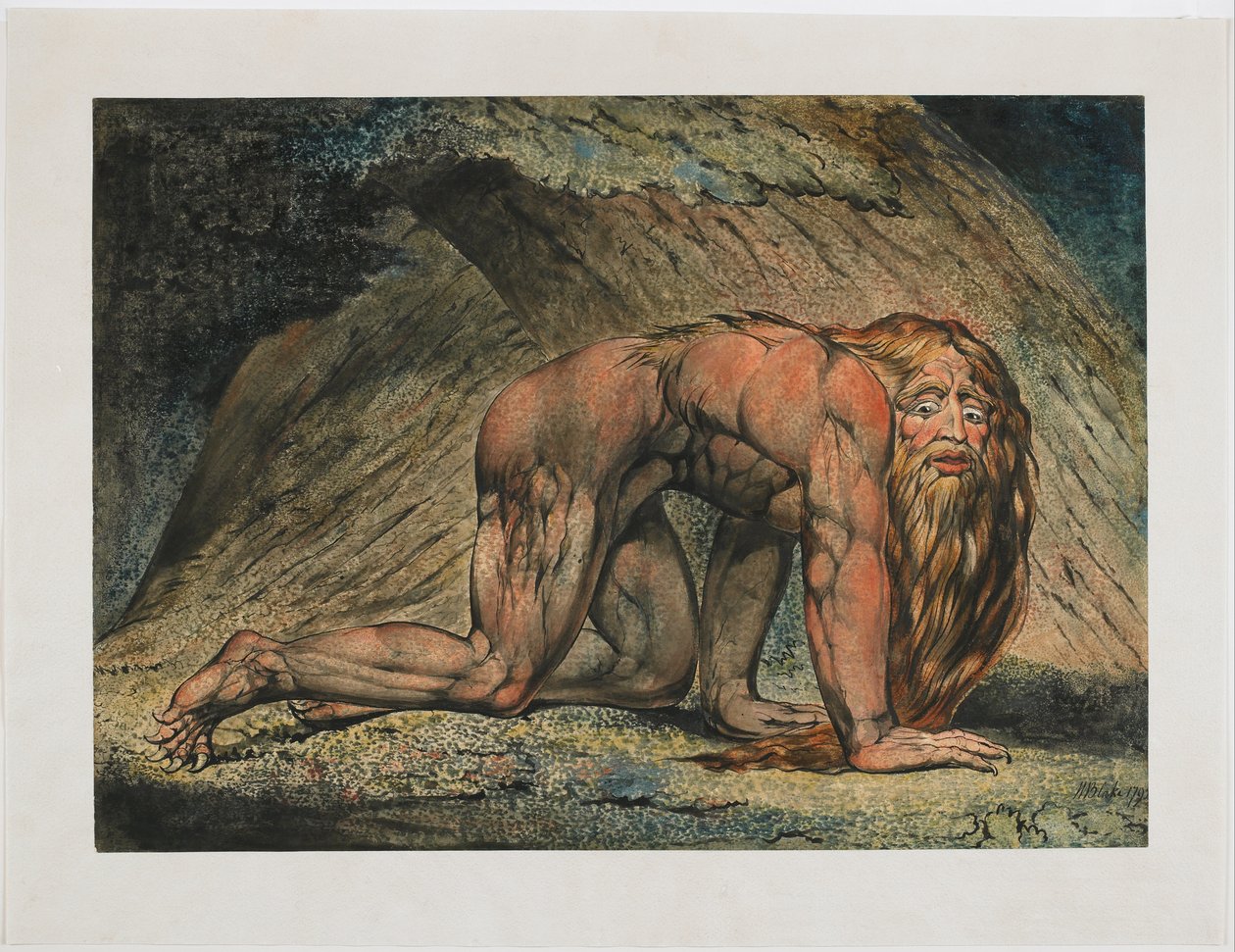 Nabuchodonozor autorstwa William Blake