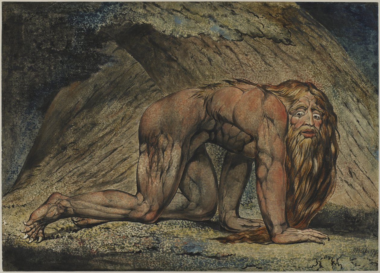 Nabuchodonozor autorstwa William Blake