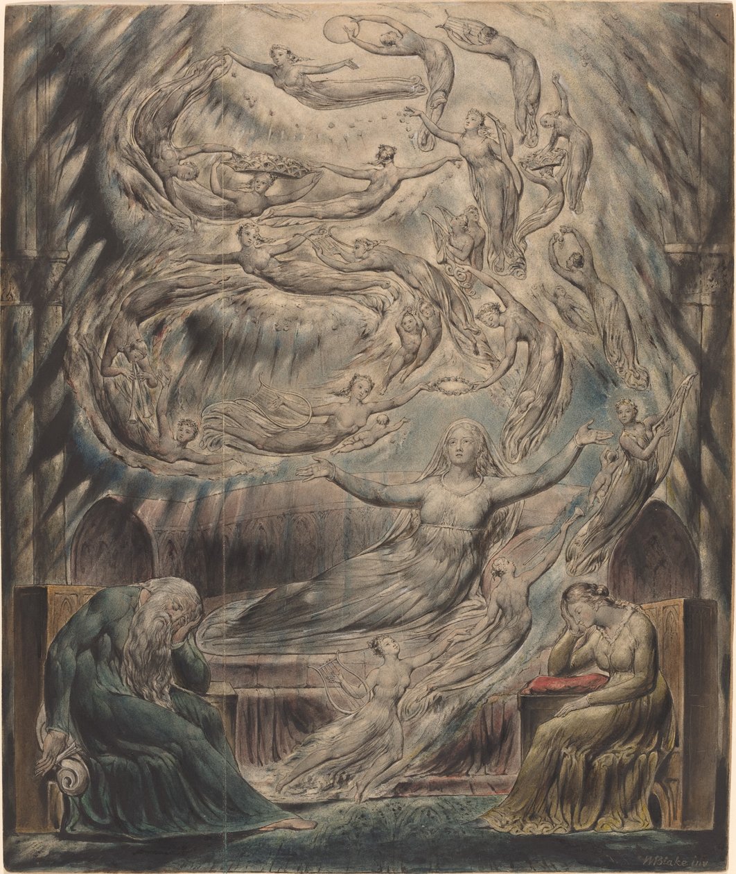 Sen królowej Katarzyny autorstwa William Blake