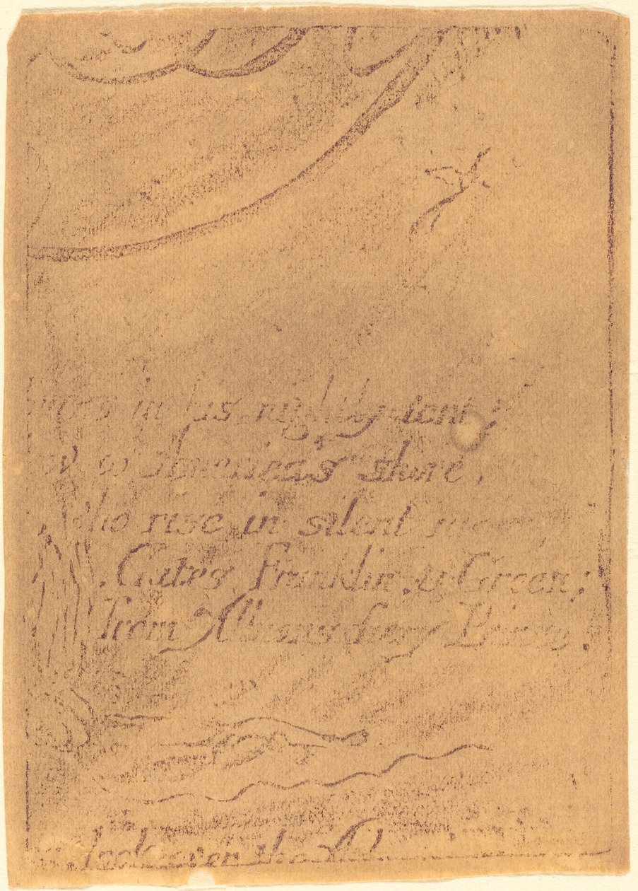 Ponowne uderzenie z fragmentu anulowanej płyty dla "Proroctwa" autorstwa William Blake