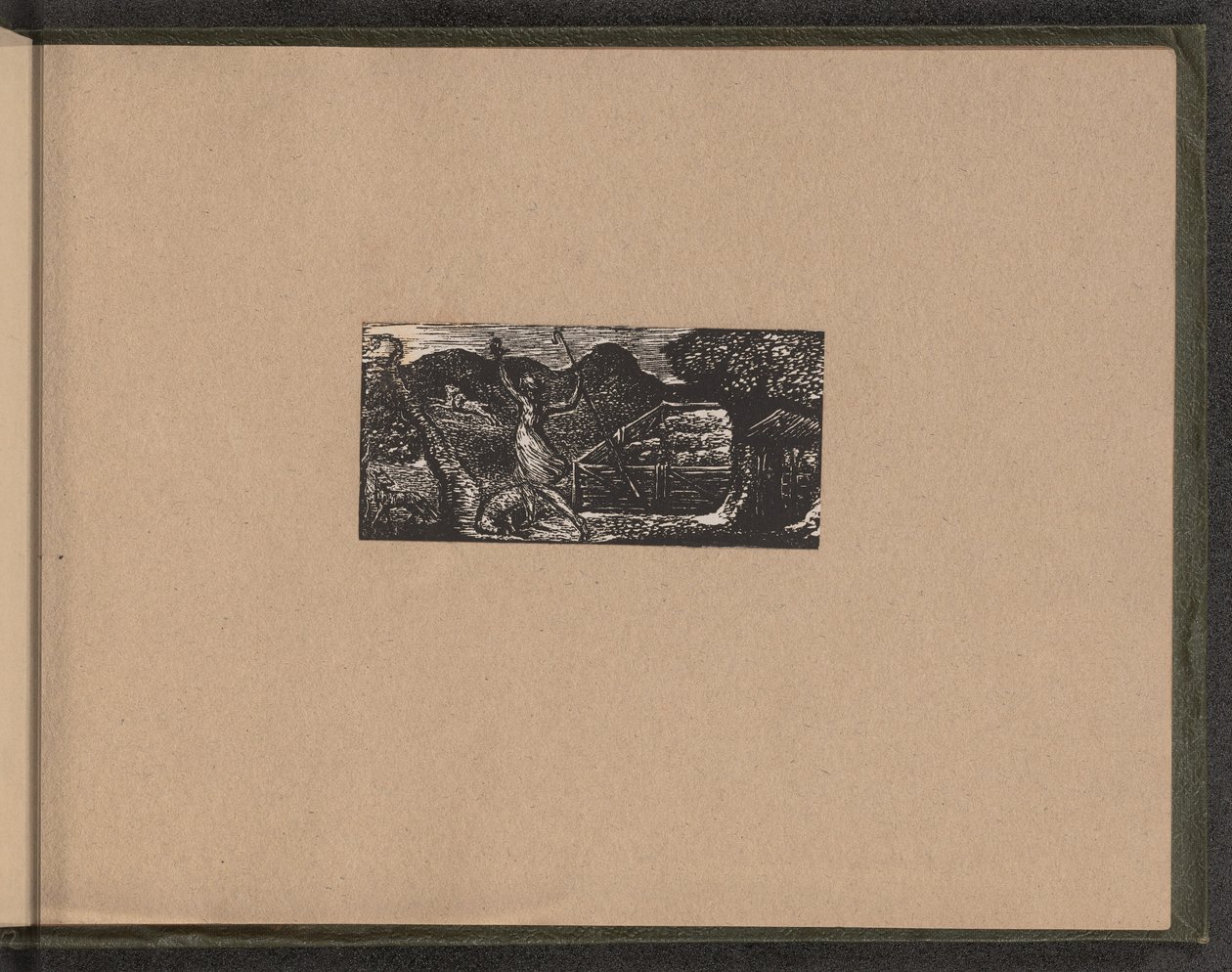 Pasterz przegania wilka autorstwa William Blake