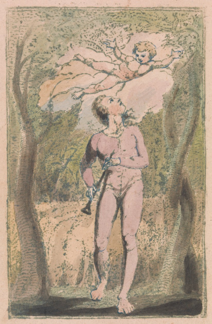 Pieśni niewinności i doświadczenia, płyta 1, strona główna niewinności (Bentley 2) autorstwa William Blake