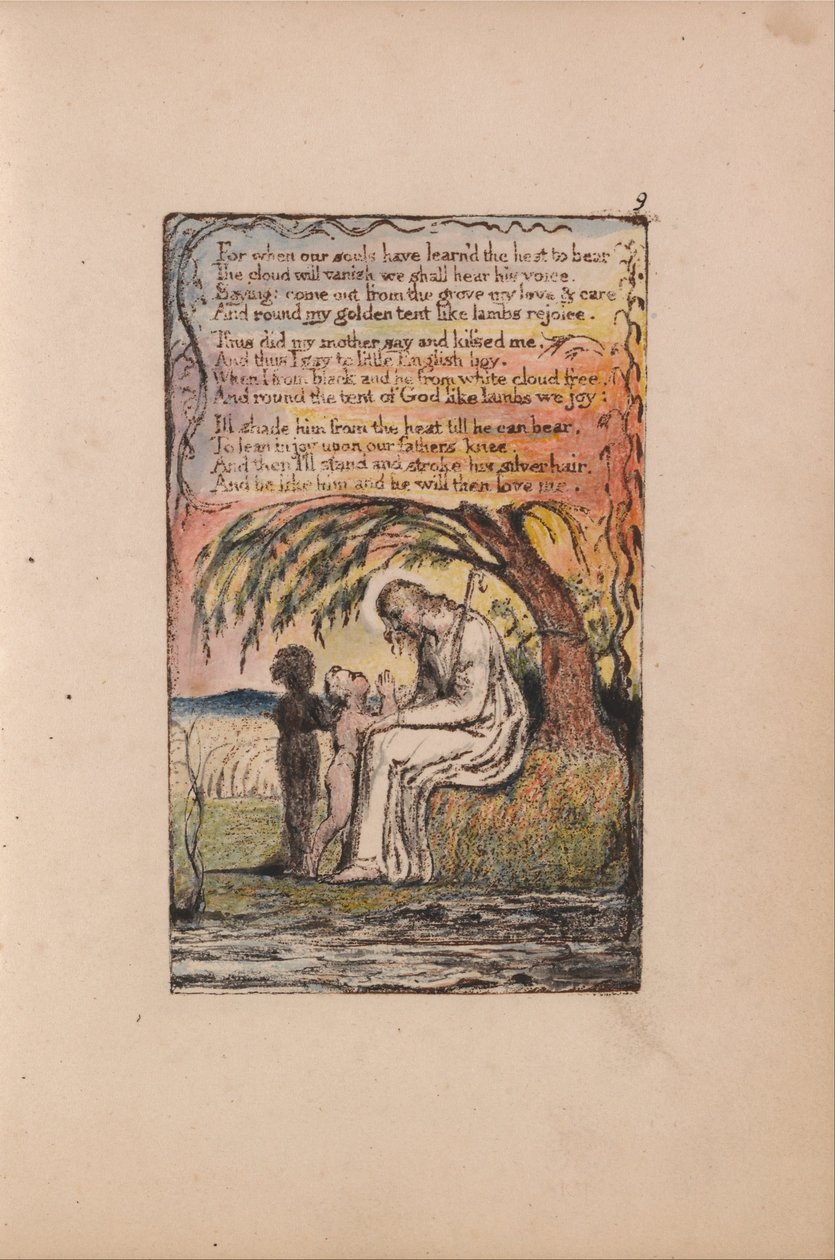 Piosenki o niewinności i doświadczeniu, Płyta 9, Mały czarny chłopiec (Bentley 10) autorstwa William Blake