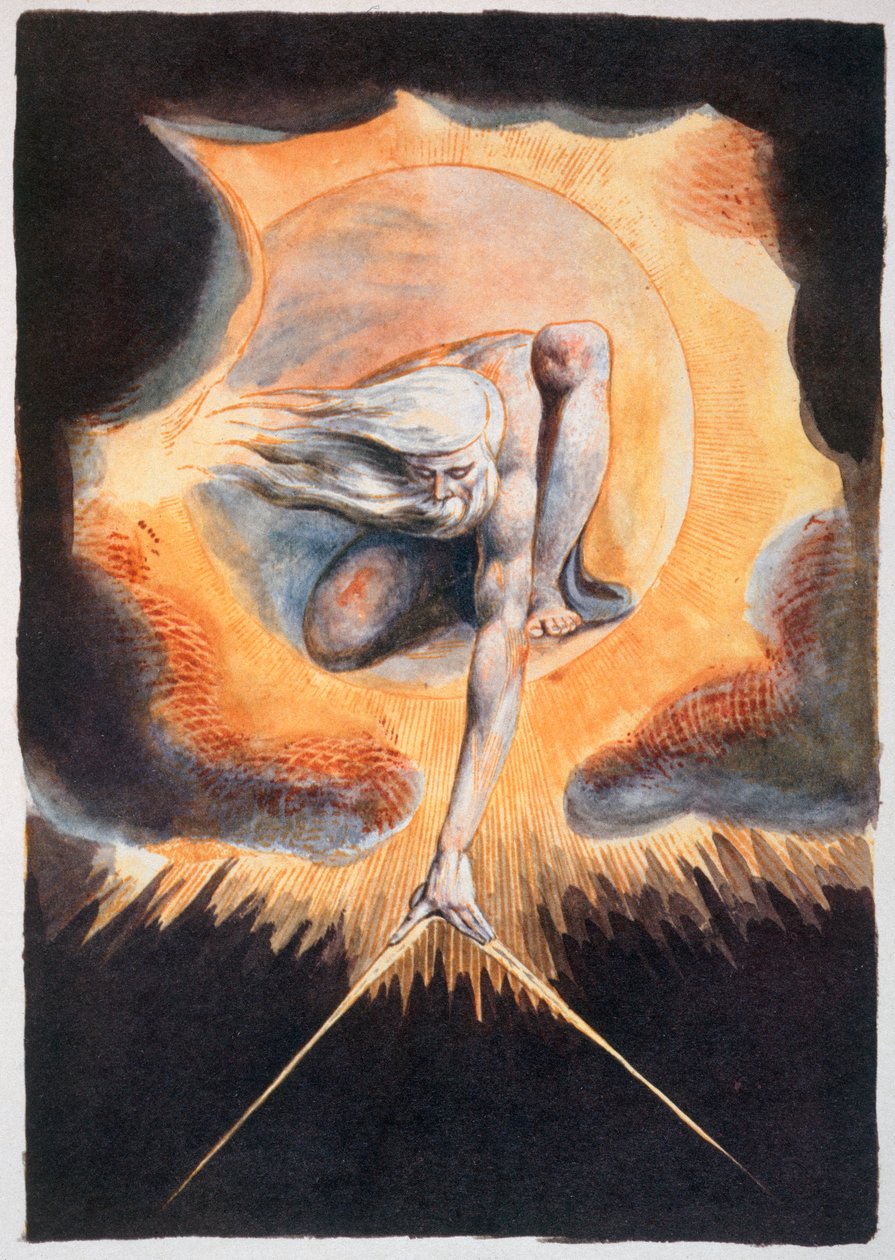 „Przedwieczny”, 1793 autorstwa William Blake