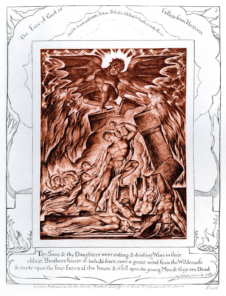 Ilustracje Księgi Hioba autorstwa Williama Blakea autorstwa William Blake