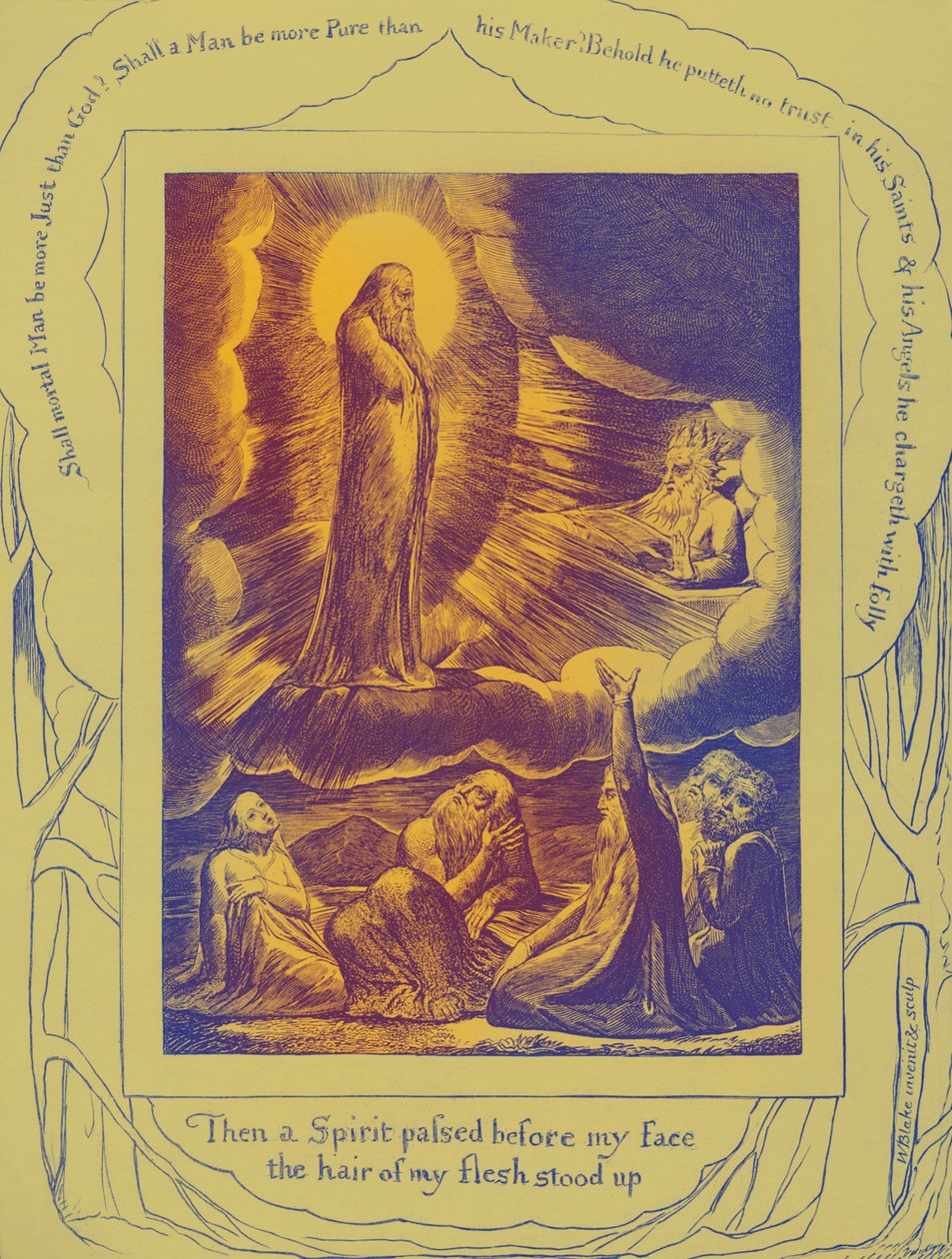 Ilustracje Księgi Hioba autorstwa Williama Blakea autorstwa William Blake