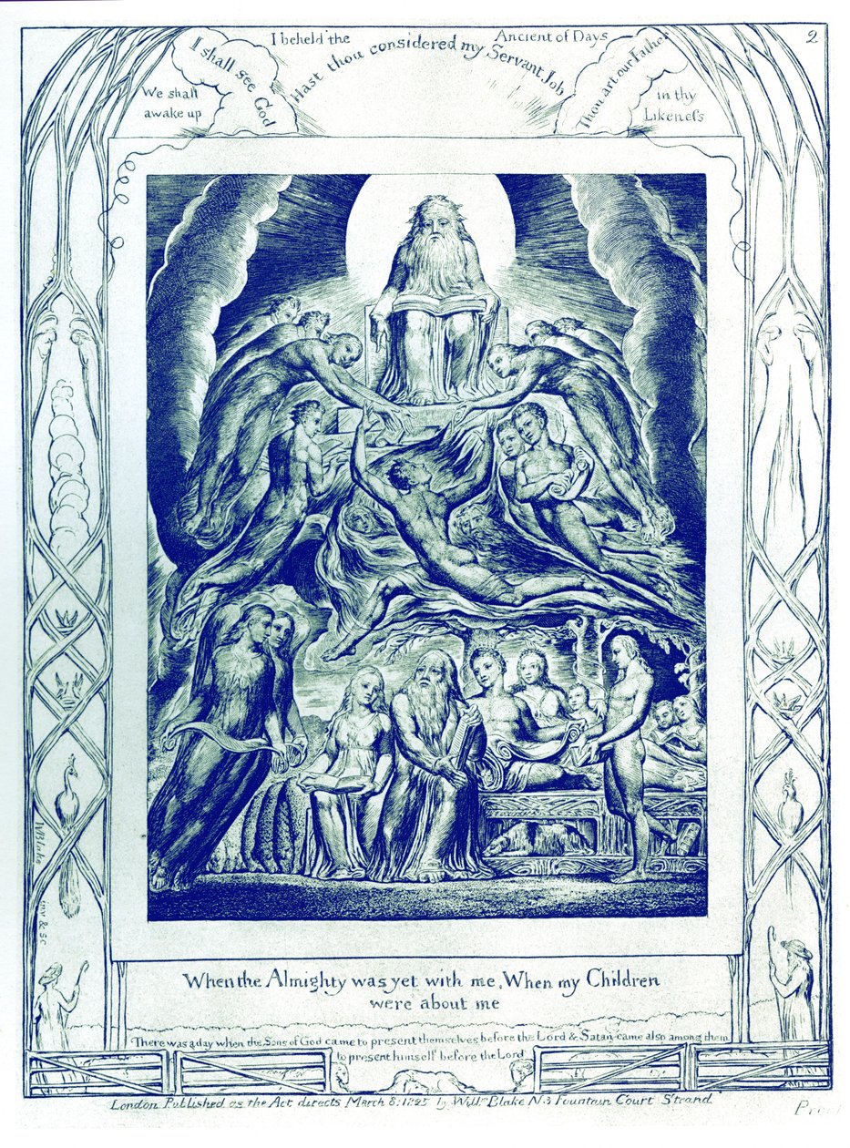 Ilustracje Księgi Hioba autorstwa Williama Blakea autorstwa William Blake